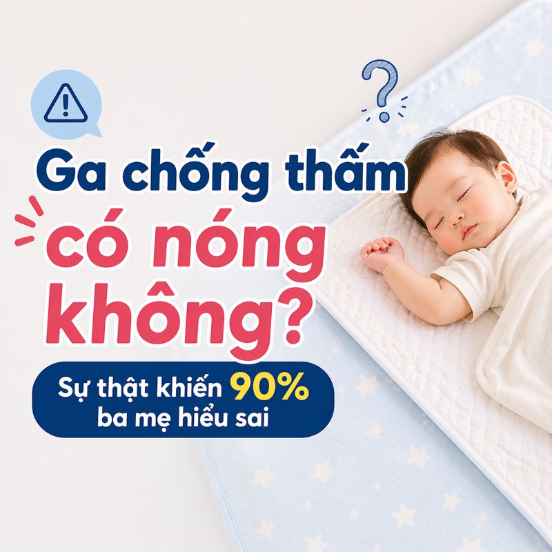 ⚠️ Ga chống thấm có nóng không? Sự thật khiến 90% ba mẹ hiểu sai