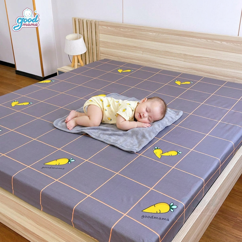 Ga Chống Thấm Cotton và Ga Nilon:  Đừng Để Sai Lầm Nhỏ Làm Hại Giấc Ngủ Của Bé!