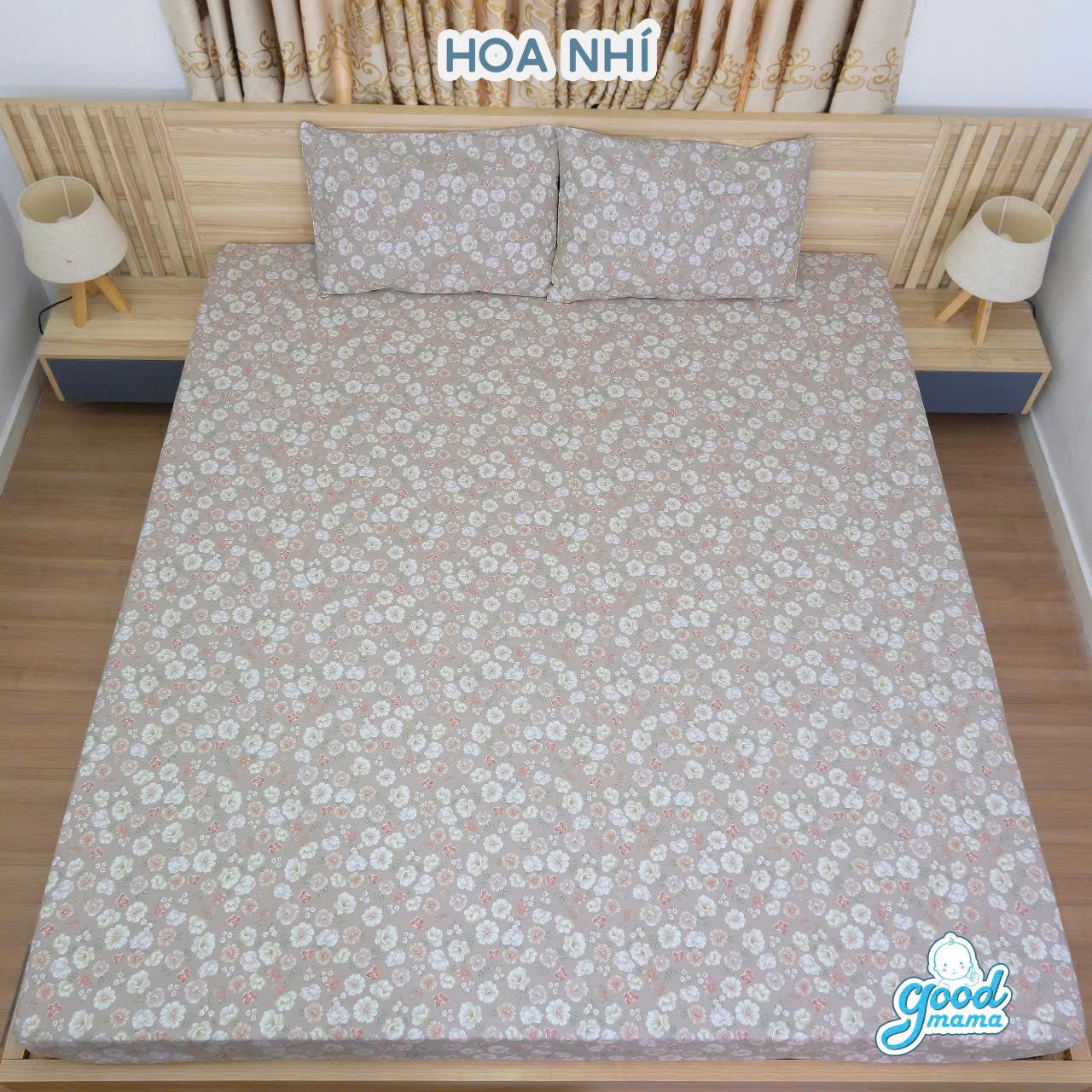 [1m6x2mx10cm] Ga chống thấm Cotton Cao Cấp Goodmama bảo vệ đệm cho cả gia đình